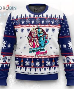 Pabst Blue Ribbon Rick And Morty Ugly Christmas Sweater Pabst Blue Ribbon Rick And Morty Ugly Christmas Sweater