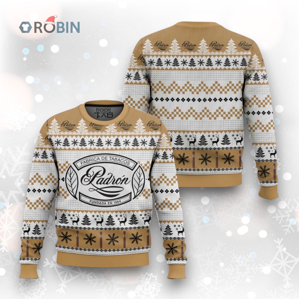 Padrón Cigar Ugly Christmas Sweater Padrón Cigar Ugly Christmas Sweater