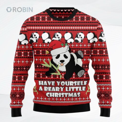 Panda Christmas Ugly Christmas Sweater