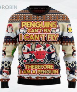 Penguin Cant Fly Ugly Christmas Sweater Penguin Cant Fly Ugly Christmas Sweater