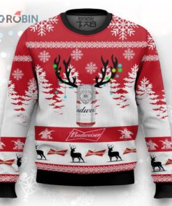 Personalized Budweiser Christmas Ugly Christmas Sweater