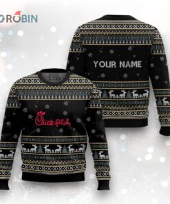 Personalized Chick fil A Ugly Christmas Sweater