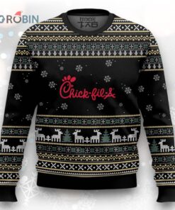 Personalized Chick fil A Ugly Christmas Sweater