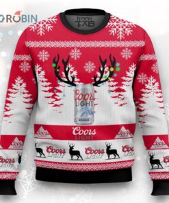 Personalized Deer Coors Light Christmas Sweater