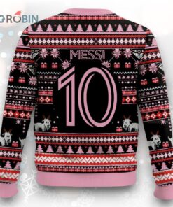 Personalized Inter Miami Ugly Christmas Sweater