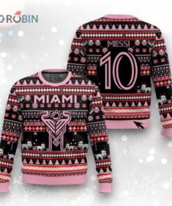 Personalized Inter Miami Ugly Christmas Sweater