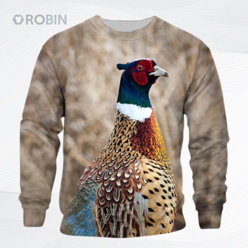 Pheasant Hunting Lht Nby Ugly Christmas Sweater