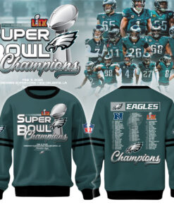 Philadelphia Eagles Super Bowl LIX Champions Sweatshirt, Sweater, Philadelphia Eagles Team Gifts