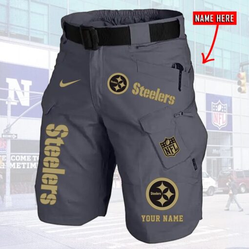 Pittsburgh Steelers Men Tactical Shorts, Steelers Gifts
