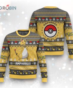 Pokemon Gen 2 Ampharos Ugly Christmas Sweater