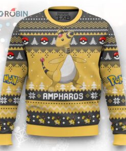 Pokemon Gen 2 Ampharos Ugly Christmas Sweater