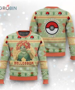 Pokemon Gen 2 Bellossom Ugly Christmas Sweater