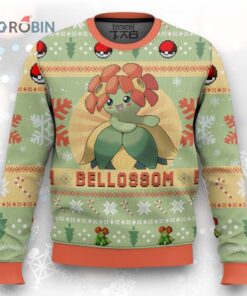Pokemon Gen 2 Bellossom Ugly Christmas Sweater