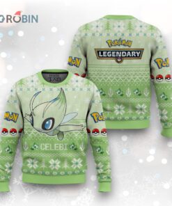 Pokemon Gen 2 Celebi Ugly Christmas Sweater