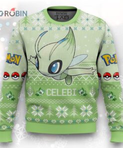 Pokemon Gen 2 Celebi Ugly Christmas Sweater
