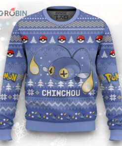 Pokemon Gen 2 Chinchou Ugly Christmas Sweater