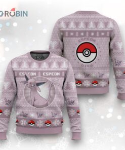 Pokemon Gen 2 Espeon Ugly Christmas Sweater