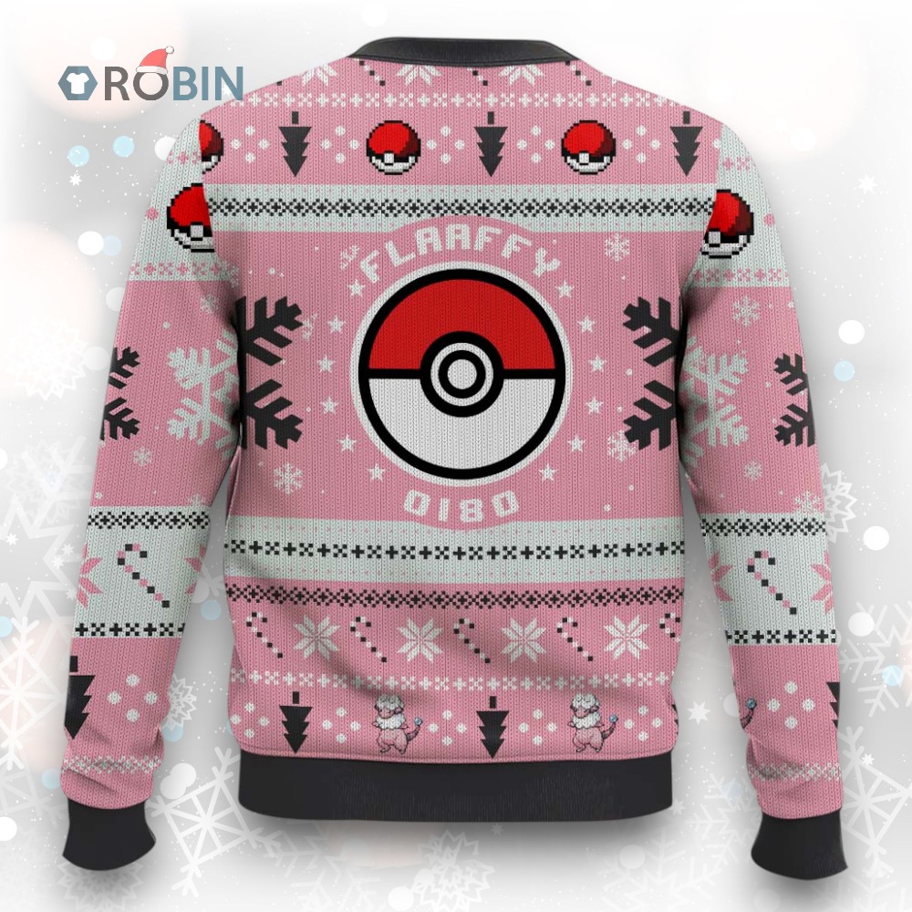 Pokemon Gen 2 Flaaffy Ugly Christmas Sweater Pokemon Gen 2 Flaaffy Ugly Christmas Sweater