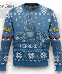 Pokemon Gen 2 Heracross Ugly Christmas Sweater