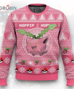 Pokemon Gen 2 Hoppip Ugly Christmas Sweater