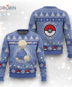 Pokemon Gen 2 Jumpluff Ugly Christmas Sweater
