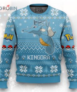 Pokemon Gen 2 Kingdra Ugly Christmas Sweater