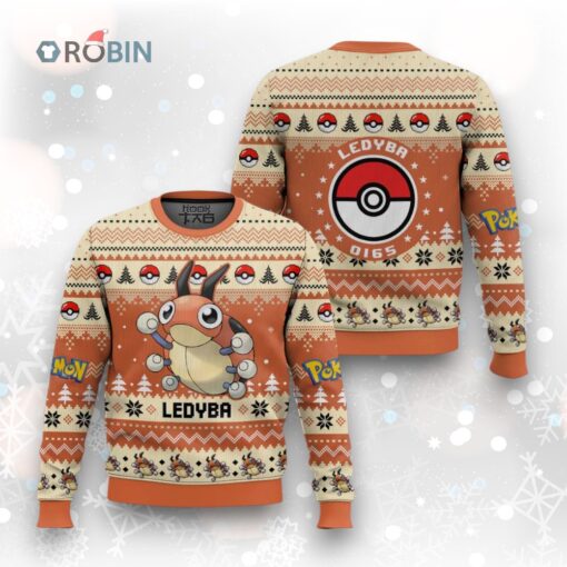 Pokemon Gen 2 Ledyba Ugly Christmas Sweater