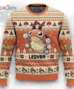 Pokemon Gen 2 Ledyba Ugly Christmas Sweater