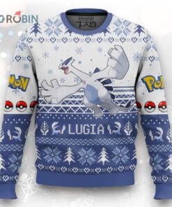 Pokemon Gen 2 Lugia Ugly Christmas Sweater