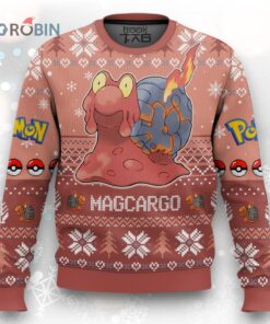 Pokemon Gen 2 Magcargo Ugly Christmas Sweater