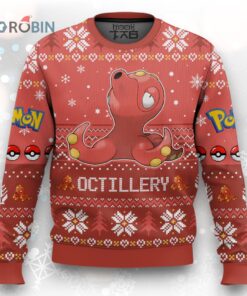 Pokemon Gen 2 Octillery Ugly Christmas Sweater