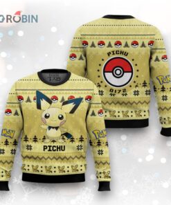 Pokemon Gen 2 Pichu Ugly Christmas Sweater