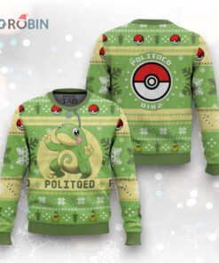 Pokemon Gen 2 Politoed Ugly Christmas Sweater