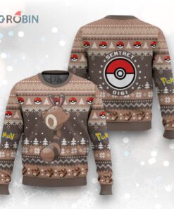 Pokemon Gen 2 Sentret Ugly Christmas Sweater
