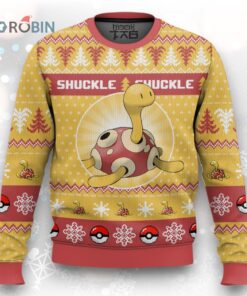 Pokemon Gen 2 Shuckle Ugly Christmas Sweater