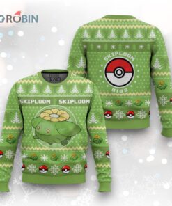 Pokemon Gen 2 Skiploom Ugly Christmas Sweater