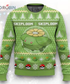 Pokemon Gen 2 Skiploom Ugly Christmas Sweater