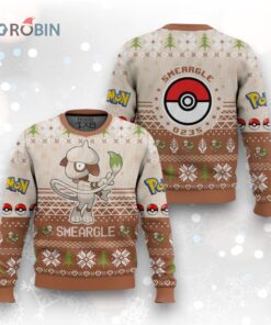Pokemon Gen 2 Smeargle Ugly Christmas Sweater