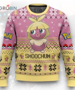Pokemon Gen 2 Smoochum Ugly Christmas Sweater