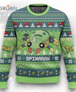 Pokemon Gen 2 Spinarak Ugly Christmas Sweater