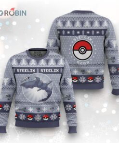 Pokemon Gen 2 Steelix Ugly Christmas Sweater