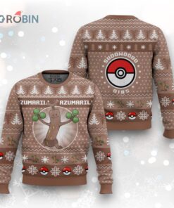 Pokemon Gen 2 Sudowoodo Ugly Christmas Sweater