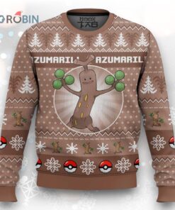 Pokemon Gen 2 Sudowoodo Ugly Christmas Sweater