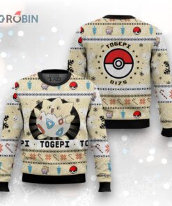 Pokemon Gen 2 Togepi Ugly Christmas Sweater