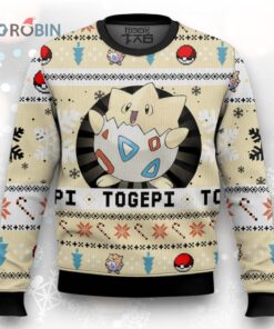 Pokemon Gen 2 Togepi Ugly Christmas Sweater