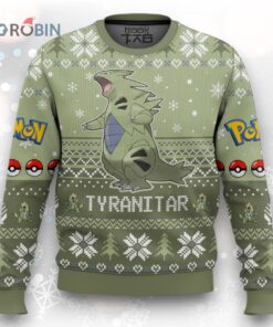 Pokemon Gen 2 Tyranitar Ugly Christmas Sweater