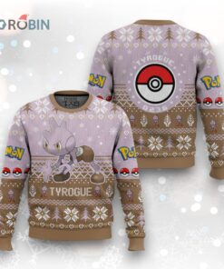 Pokemon Gen 2 Tyrogue Ugly Christmas Sweater