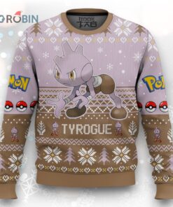 Pokemon Gen 2 Tyrogue Ugly Christmas Sweater
