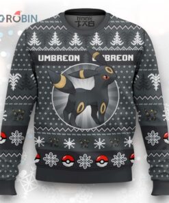 Pokemon Gen 2 Umbreon Ugly Christmas Sweater