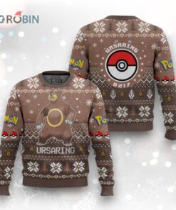 Pokemon Gen 2 Ursaring Ugly Christmas Sweater